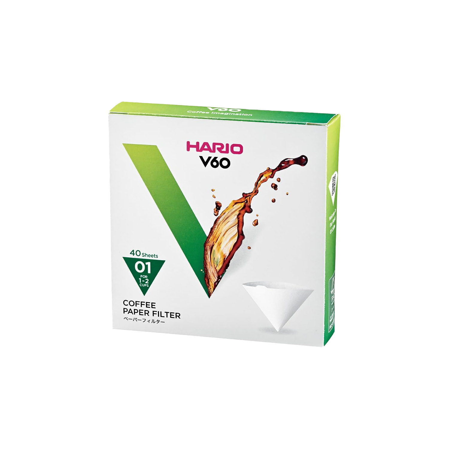 HARIO PAPER FILTER 01 BOX 40