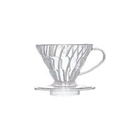 HARIO V60 COFFEE DRIPPER 01: CLEAR