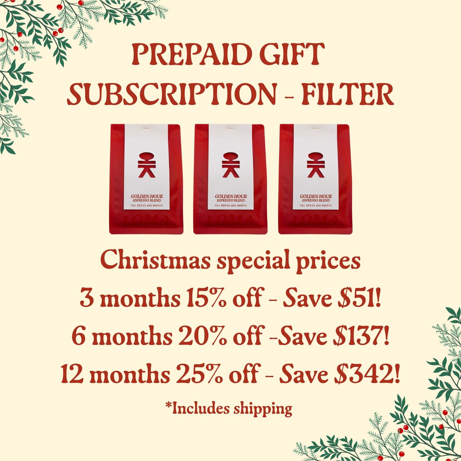 Prepaid Filter Subscription